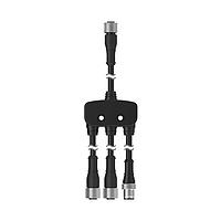 Banner Engineering CSM3LO-M12121FM12121M Splitter Cables CSM3LO-M12121FM12121M