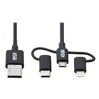 Tripp Lite M101-006-LMC-BK USB Cables / IEEE 1394 Cables 6FT USBA TO LGT/USBBM/C