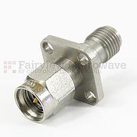 Fairview Microwave SM3321 3.5mm Male to 3.5mm Female 4 Hole Flange Adapter (34 Ghz)