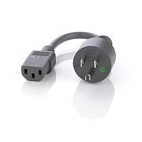 Volex 17021A 8 S2 AC Power Hospital Grade Cord 18/3 SJT HOSPITAL 10FT (3.1m) GRAY