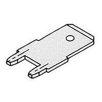 AMP Connectors - TE Connectivity 62650-1 (CUT STRIP) PC Tab .250 PCB FASTON MALE Cut Strip of 100
