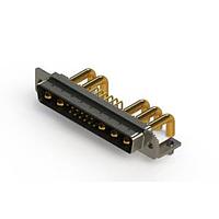 EDAC 629-17W5650-4N3 Mixed Contact D-Sub Connectors Right-angle Power Combo D-Sub Connector