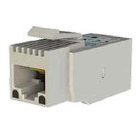 EMO Systems EN-76VE-K Couplers 6 kV AC 10Gb/s Keystone Network Isolator, 90 angled