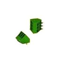 Amphenol Anytek VK0231500000G Headers VK-3.81-2P Green ; Contact with bright Tin plated NL66 Close @ Mark
