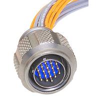 Cinch MD801-007-16MT10-26SC Plugs Miniature D38999 Circular Connector, Plug, Banding Platform, Dual Start Thread, 10-26 Config, Socket Contact, Key C