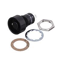 OTTO P3-90318-2 Momentary Action BLK SHROUD .625 BLK BTN 2 CKT SOLDER 4LB