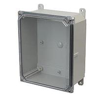 Hammond Manufacturing PCJ864CC Screw Cover Polycarb 8X6X4 Lift Off Clr w/Feet