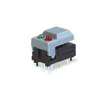 E-Switch 5501MREDGRNRED Standard Switches Pushbutton Switch SPDT 0.3A 12V