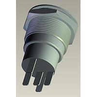 P&B AV1911R724Q04 Anti-Vandal AV19 SPL 3A FIX RING LED BLUE 24V