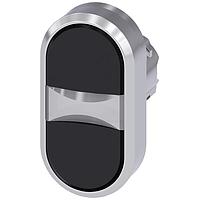 SIEMENS A6X30140786 Flat Button TWIN PUSHBUTTON. BLACK. BLACK