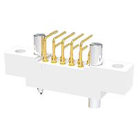 AirBorn IW-2R0-26-SRT9-J Receptacles 13x13 Position Receptacle, PCB Connector, Right Angle PTH 0.140"/3.572mm without Mounting, Fixed Jackset
