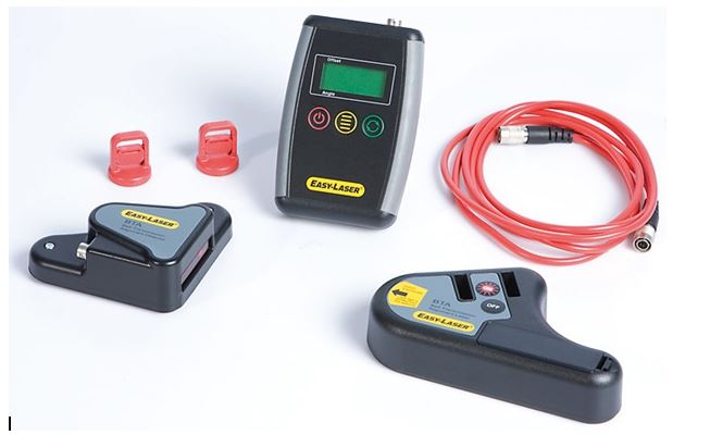 Laser alignment instrument used for pulley and shaft alignment inspection