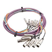 Switchcraft TRSF05XLRM Accessories TRS F-XLR M, 5 FT 8 CH AUD SNAKE