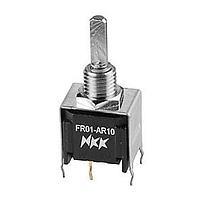 NKK Switches FR01AR10PB-W-S Rotary Switches 10 POS REAL CODE MTL SHFT BRKT PC WSHABL