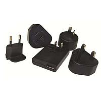 Phihong PSA05F-050QAL6D-H Interchangeable Plugs 5W 5V 1A USB A - Drop Comp