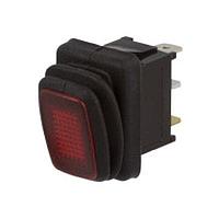 ZF Electronics KRE2ALA2RBB Rocker Switches SPST On-Off Illum 16A 125VAC 1/3HP