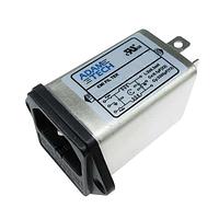 Adam Tech PLF-11B8-2A-Q-R Filtered Power Entry Modules Filtered Power Entry Module, 115/250VAC 2A, switch, flange mount