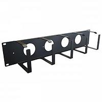 Hammond Manufacturing RB-HRM2 Horizontal Ring Ring Cable Manager 3.22x19x3.69" Horiz.