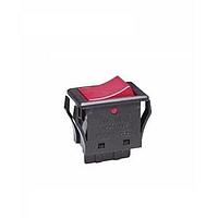 NKK Switches JWM12RCA Rocker Switches SPDT TV5 RATED RED CAP & BLACK BODY