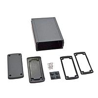 Bud Industries EXN-23358-BK PCB Enclosure Extruded Aluminum Enclosure Black (2 X 4.5 X 6.7 In)