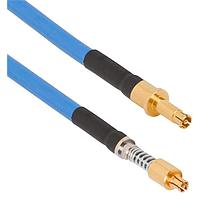 Amphenol SV Microwave FV67.3SMPS-085-P12DSMPM-120 RF Cable Assemblies VITA 67.3 SMPS to SMPM (Size 12)12"Cable
