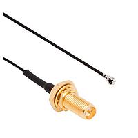 Amphenol RF 336320-12-0400 RF Cable Assemblies SMA Blkhd Jck - AMC RA Plug 400mm