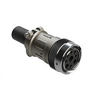 Amphenol SINE Systems AHDM06-24-09SR-059 Connectors Plug Kit, shell size 24, 9 positions, socket, reduced diameter seal, wide thread, cable clamp backshell