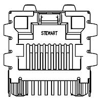 Bel Magnetic Solutions SI-52008-F Magnetic Jack RJ45 Connector
