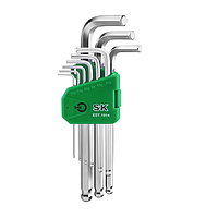 SK tools SK01518 9-Piece Ball End Hex Key Set (Metric) 1.5mm – 10mm