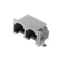 AMP Connectors - TE Connectivity 5406393-1 Modular Connectors / Ethernet Connectors MJ, RJ11, SMT, 1X2, 6/4, GRAY, 22"RL