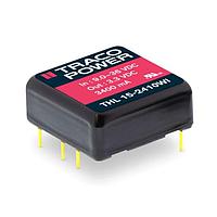 TRACO Power THL 15-2412WI Isolated 9-36Vin 12V 1.25A 15W 1x1 Reg Iso SIP
