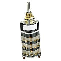 Grayhill 08MS36-02-1-02N Rotary Switches 08MS36-02-1-02N panel seal, PC mount, 36°, 1 deck, 2 pole/deck, 3 positions/pole, non-shorting