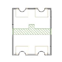 Inolux IN-S32GTNPD Photodiodes Top View / 3527 / 3.2x2.7x1.1