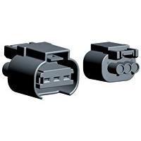 AMP Connectors - TE Connectivity 936251-2 Housings 090 SLD 3P PLUG ASSY BLACK