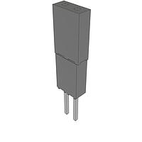 Samtec ESQ-102-34-T-S Sockets Elevated Socket Strip, 0.100" Pitch