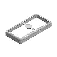 Masach Tech MS473-10F-NS EMI/RFI Shield Frame, Two-Piece 47.3 x 23.3 x 5.3mm Two-piece Drawn-Seamless RF Shield/EMI Shield FRAME (Nickel-Silver)