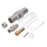 Trompeter / Cinch Connectivity Solutions CJ70C-202 Connectors TRB BLKD Jack STR Full CRMP 3-lug