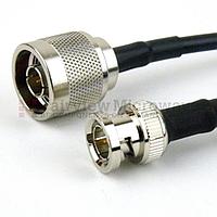 Fairview FMC0108058 N Male to BNC Male Cable RG-58 Coax