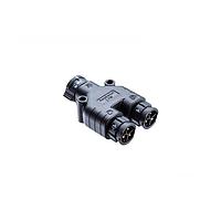 Amphenol LTW AB-CC-020202-FMM-YQ001 Sensor Cables / Actuator Cables X-Lok, Y Adaptor, Plastic, 20A, 02 pins, (End 1) Female Female, (End 2) Male Male, (End 3) Male Male, Push Lock, IP68