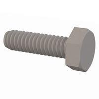 Essentra Components 0325020087XM225 Cap Screw Hex Bolt, 1/4-20 Thread, 7/8 Lg