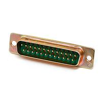 Cinch DBM25PA156 Plug DSUB 25M PCB RA G50 ZINC