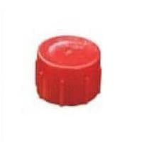 Caplugs CD-8 Accessories THREADED PLASTIC CAP 6 KNURLS, .53 RED