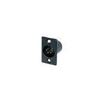 NEUTRIK NC4MP-BAG Receptacles 4P M RECEPT P SERIES SODER CUPS BLK/SIL
