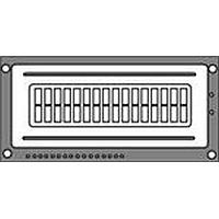 Hantronix HDM16216H-B-S00S COG LCD Character Display Modules Gray Reflective