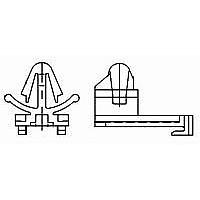 AMP Connectors - TE Connectivity 368128-1 Accessories CLIP FOR EJ MKII 2P PLUG ASS'Y
