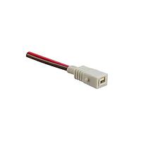 Amphenol LTW SSL11-J2LJ0-022A05 Lighting Connectors SSL 1.1, Plastic, 3A, 02 pins, Jack Connector, Straight, Crimp, Field Installable