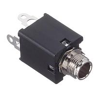 Amphenol Audio ACJS-MVS-3S Phone Connectors 1/4"JACK MTL NUT INSERT W/GRIP PTS