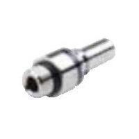 Wakefield Thermal LP4C-38-SAE-M-B Connectors Liquid Connector, 3/8" Thread, SAE, Valved, In-Line Insert, Male