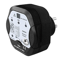 Silverado EM908 Socket Polarity Tester with RCD Test Function (50 ~ 60Hz, 60 ~ 300ms)