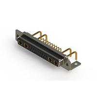 EDAC 630-21W4250-1TC Mixed Contact D-Sub Connectors Right-angle Power Combo D-Sub Connector